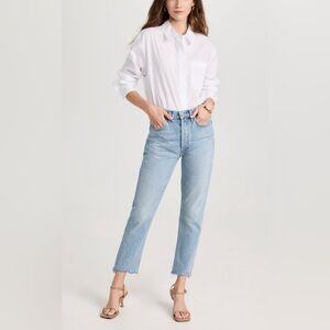 AGOLDE “Riley” high rise straight crop size 26 NEW